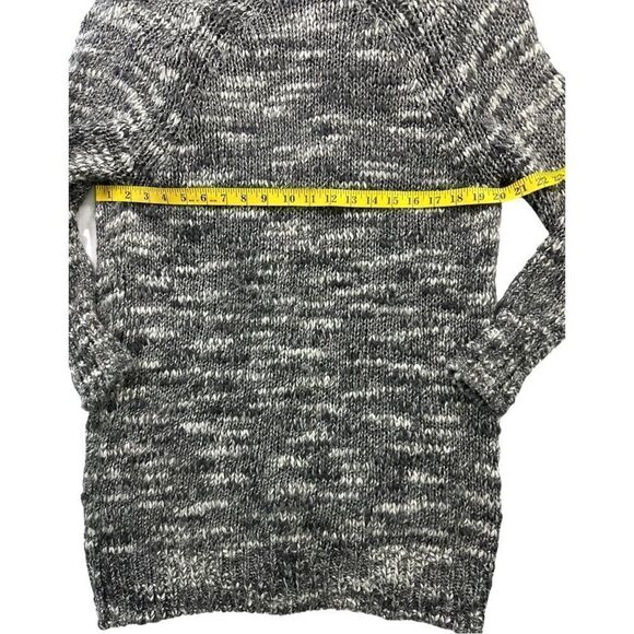 VICTORIA’S Secret Womens Cardigan Sweater Size S Gray Chunky Knit Wool Blend - Picture 5 of 10